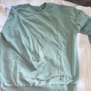 Teal sweatshirt